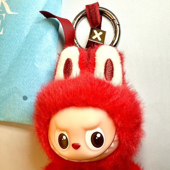 Pop Mart The Monsters Labubu Plush Keychain Bag Charm Blind Box “X” Variant - Picture 5 of 7